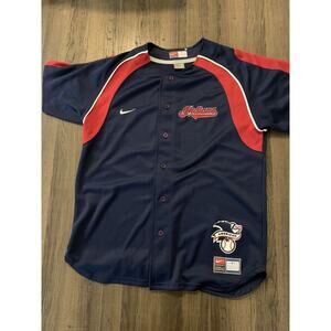 NIKE Cleveland Indians Authentic Sewn Size Medium